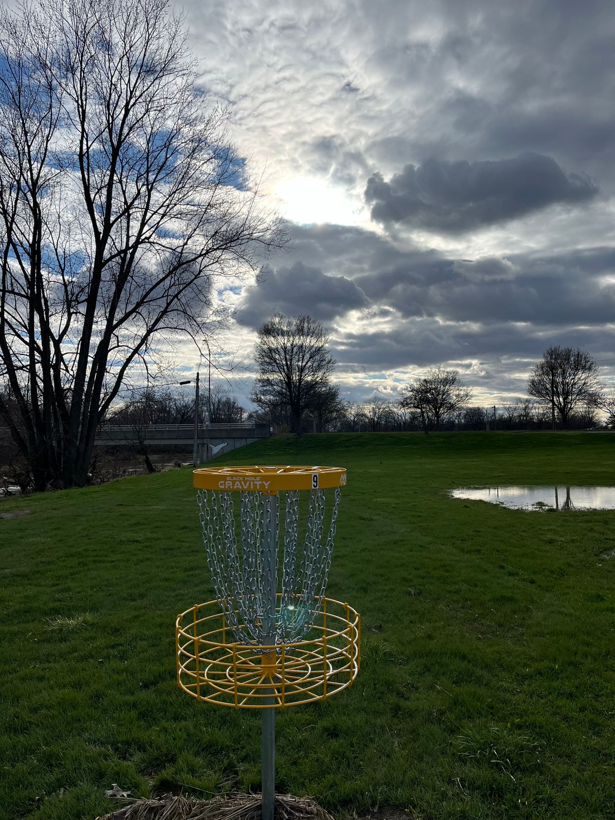 Hole #9 basket
