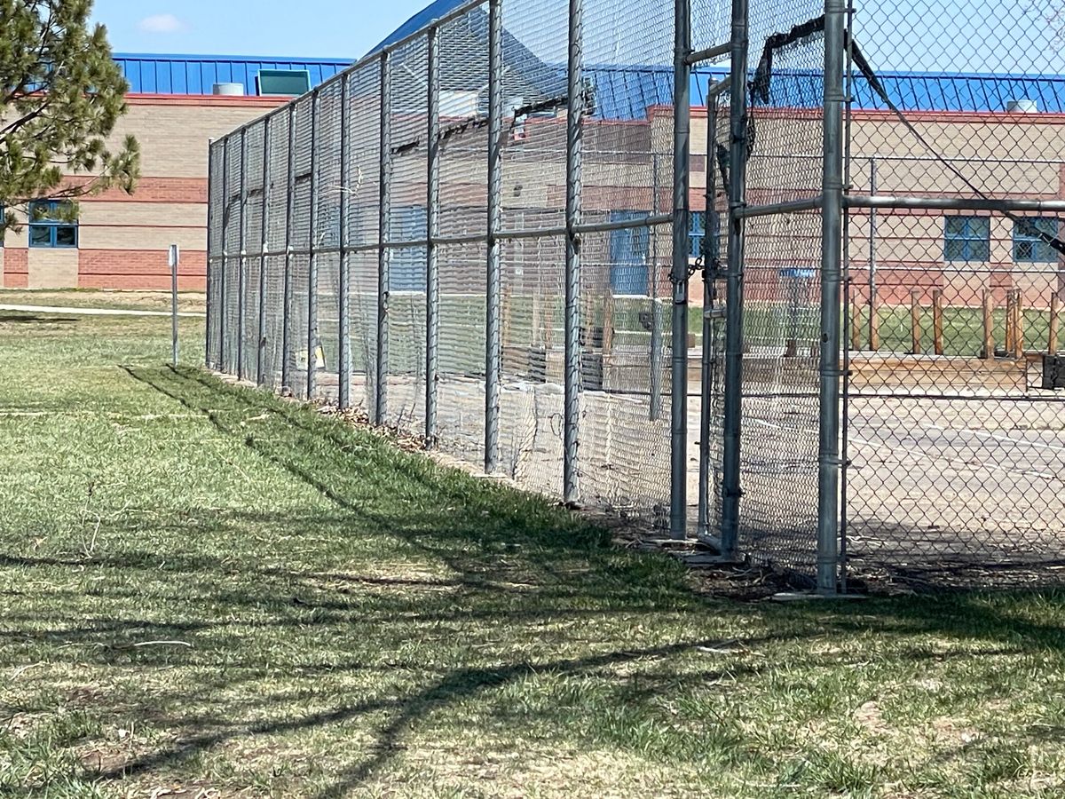 #6 basket around fence to the right.