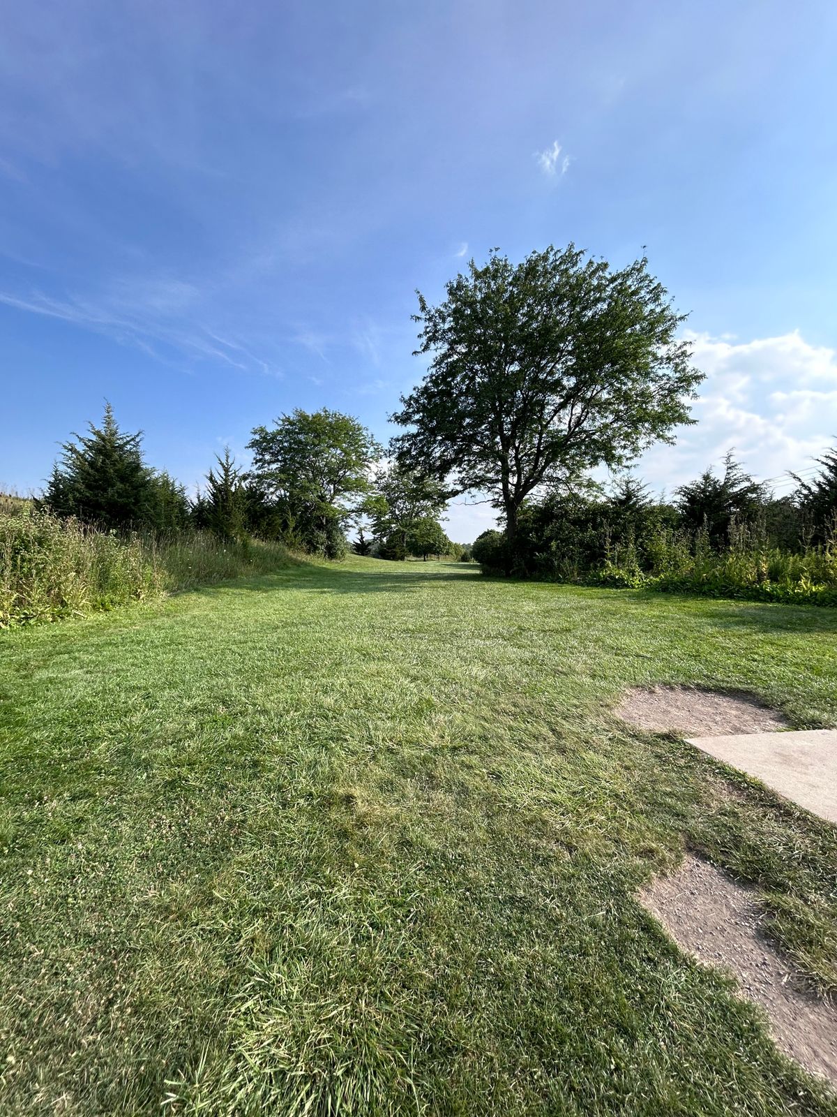 View from hole tee pad