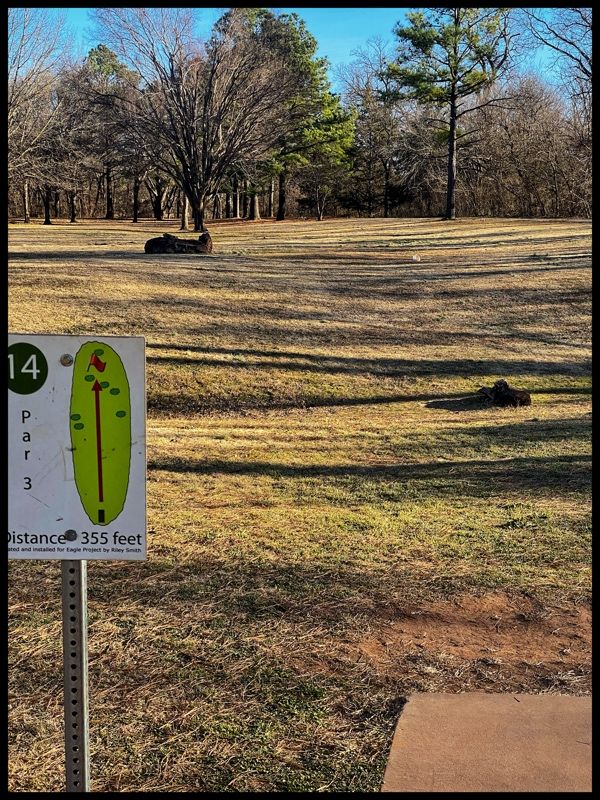 #14 Tee Box throwing eastward