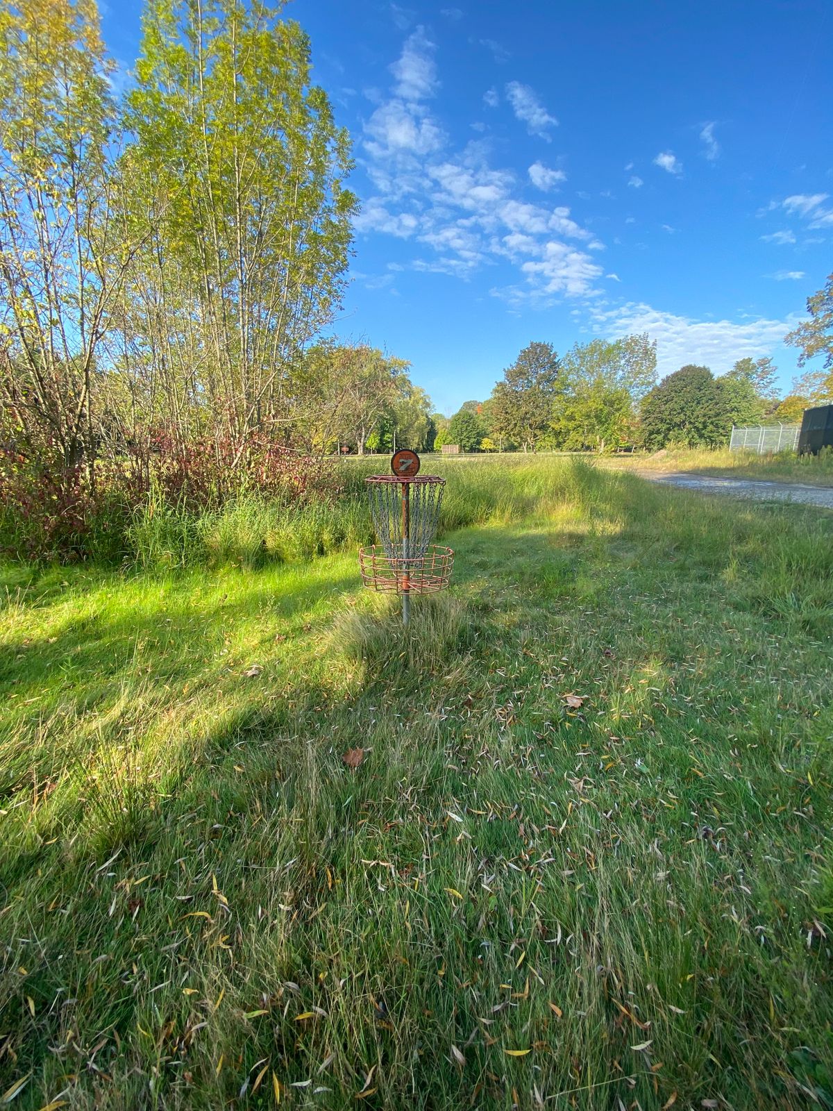 Hole 7’s basket