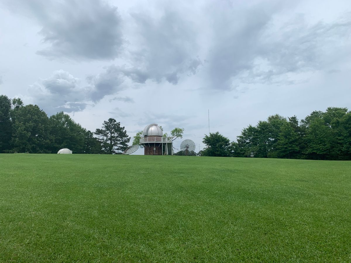 The observatory on the course.