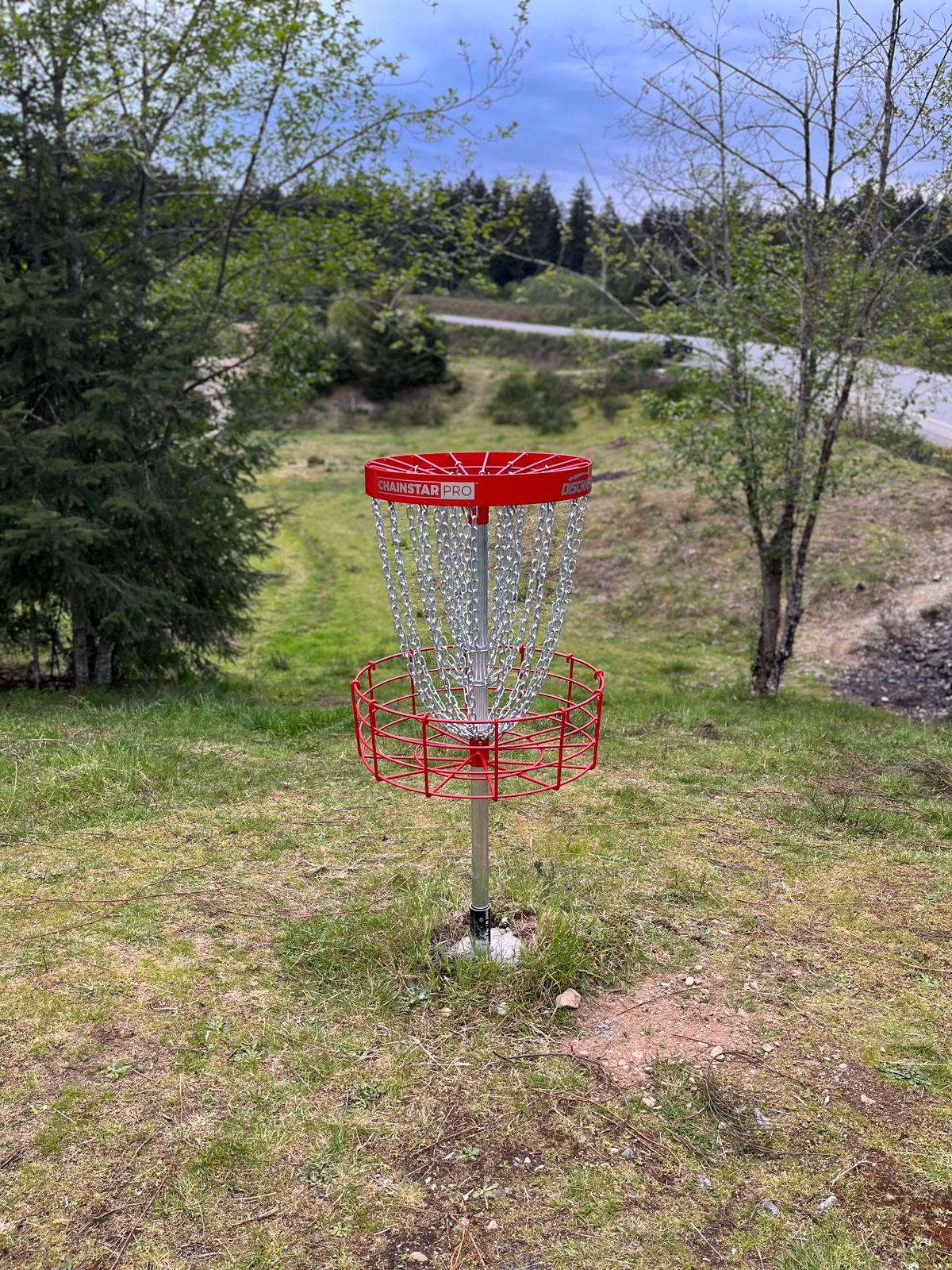 New basket on hole #1