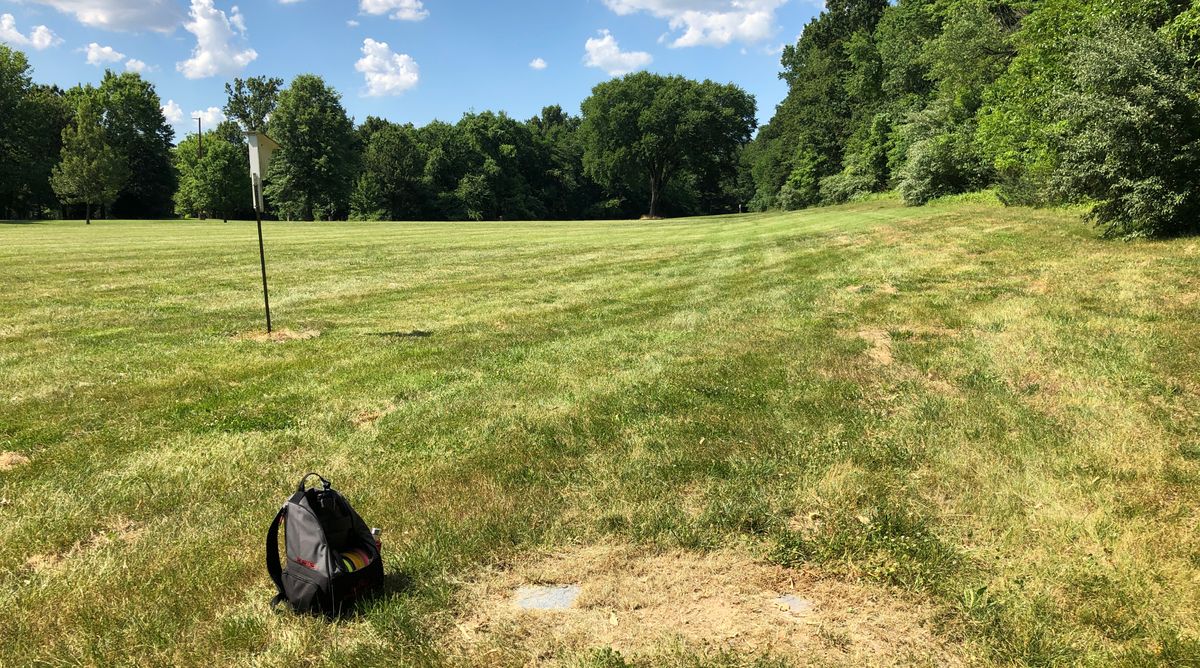 Hole 5 teeoff from blues