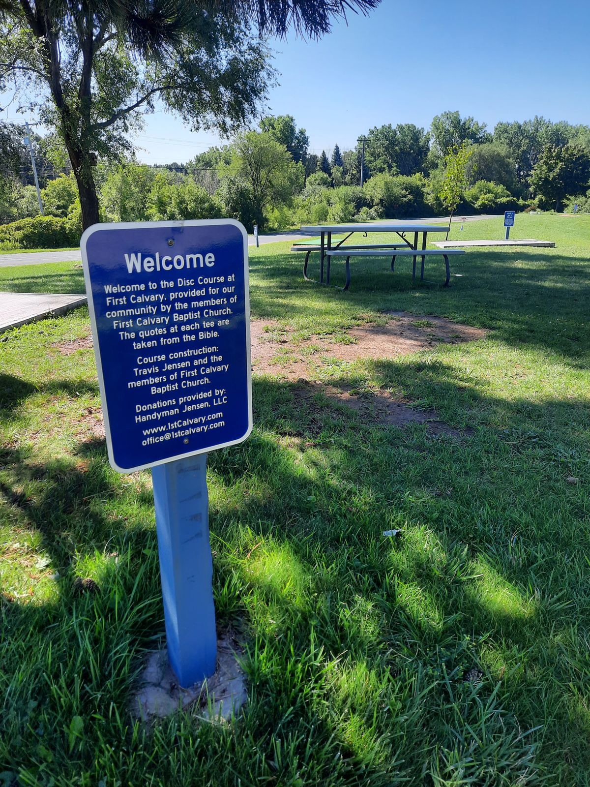 Welcome sign