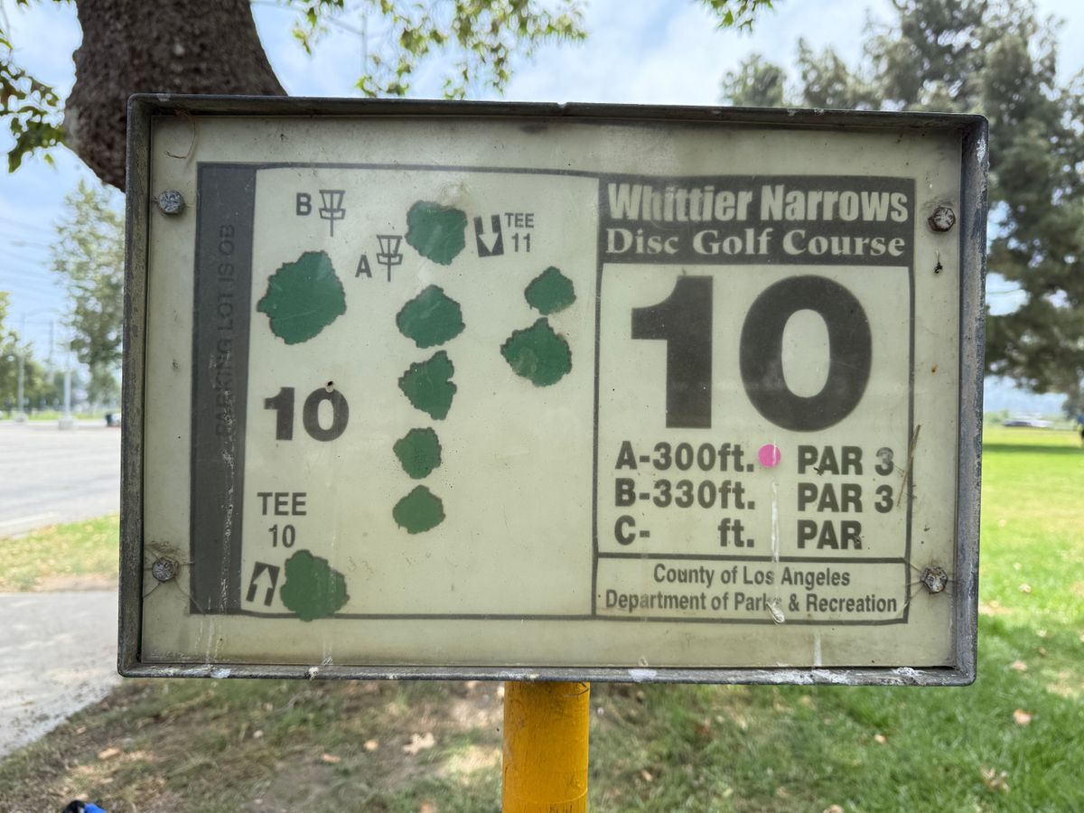 Hole 10 Sign