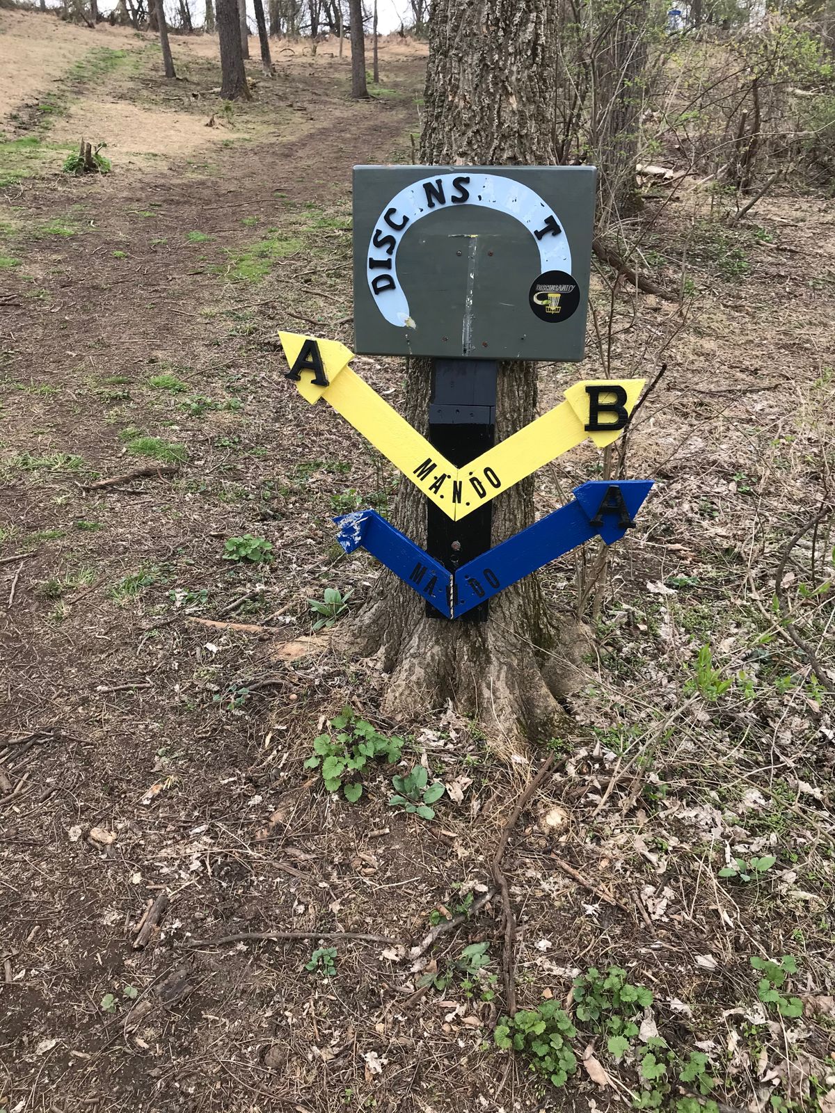 The blue arrow is busted