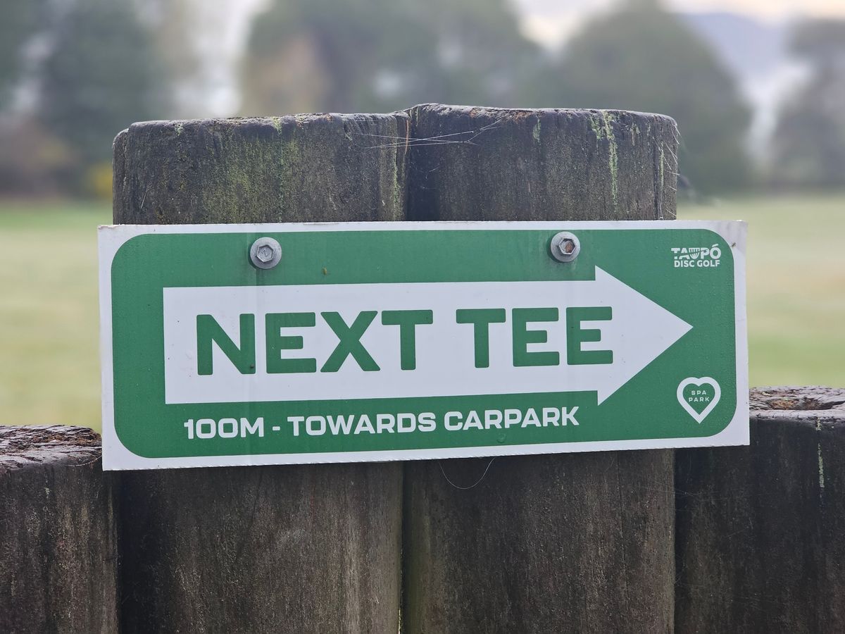 Some of the general directional signage to help players find their way around the various layouts.