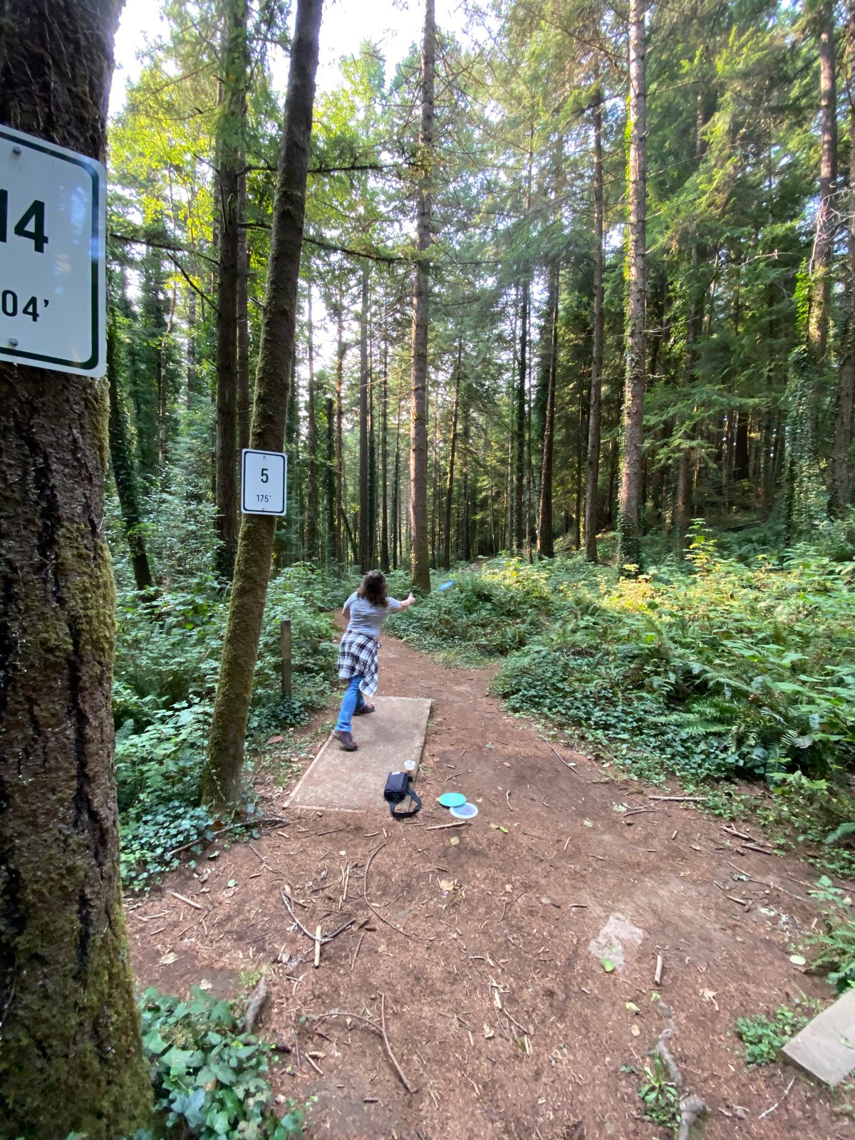 Use bright discs though or they may get lost.