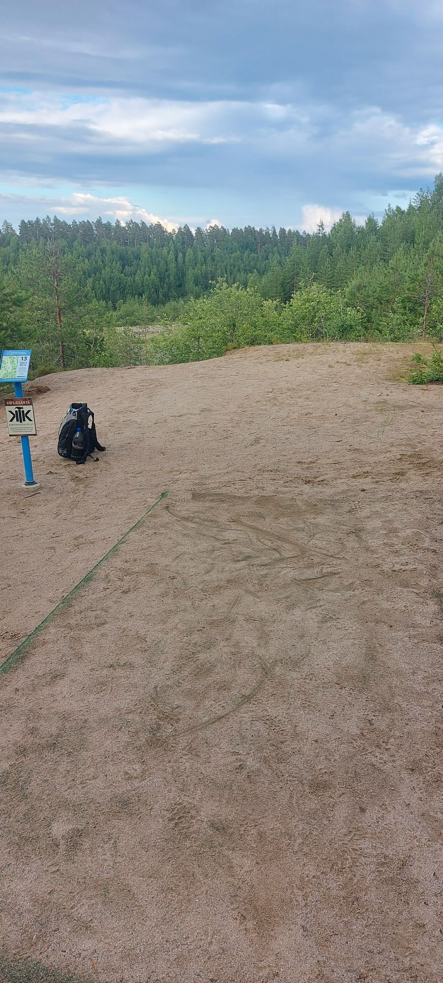 Tarinalaakso Old Course hole 13 tee