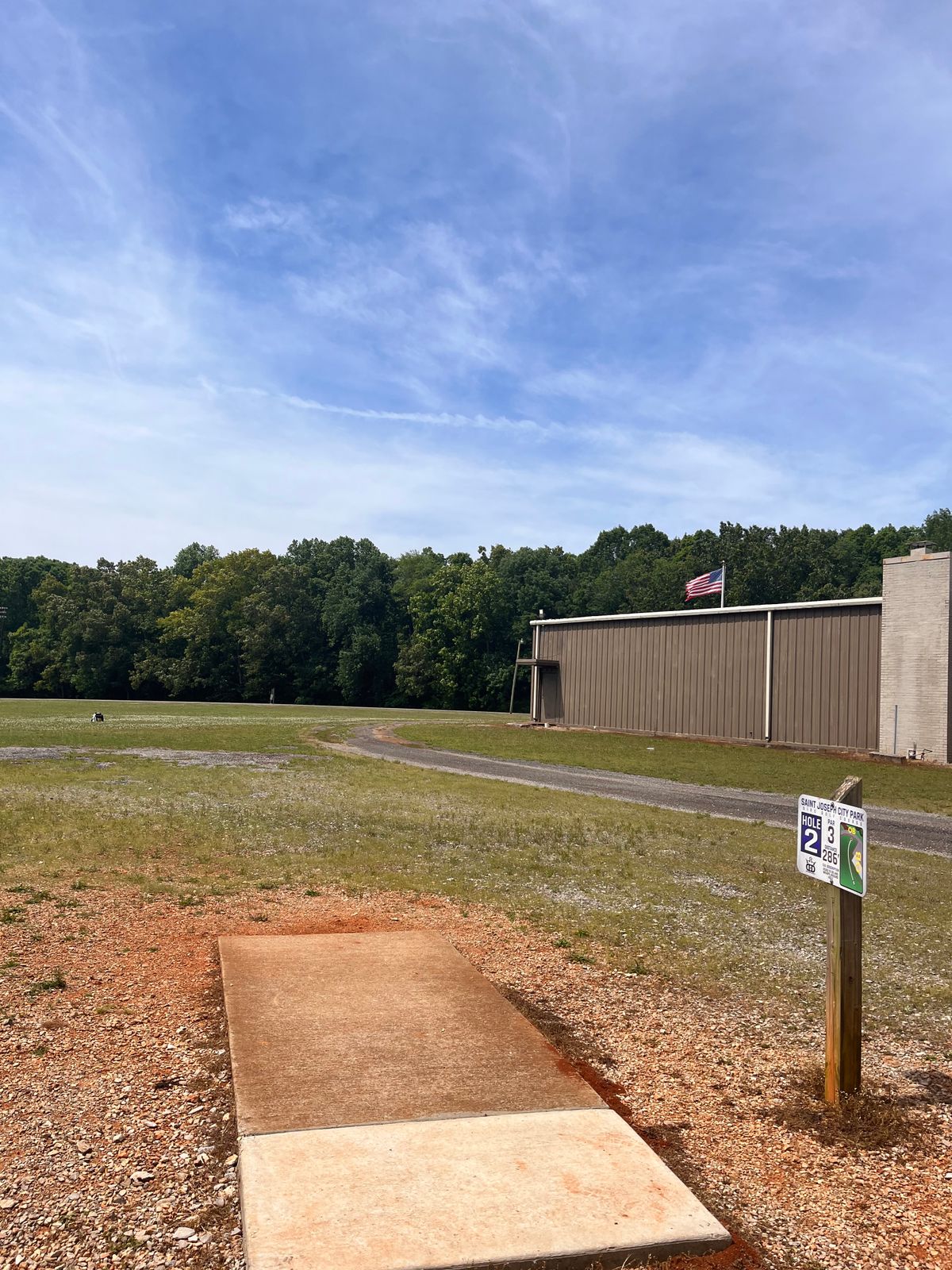 Hole-2 286’ to the right