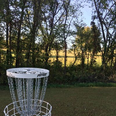 Hole 3 basket to tee