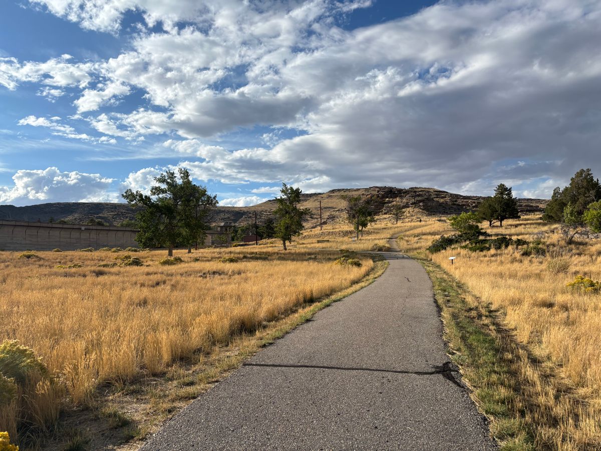 Walking path leading to hole 12