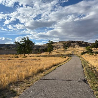 Walking path leading to hole 12