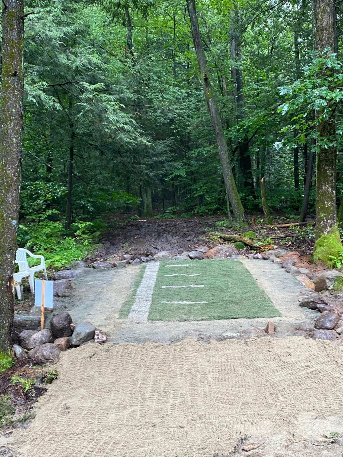 Hole 8 tee