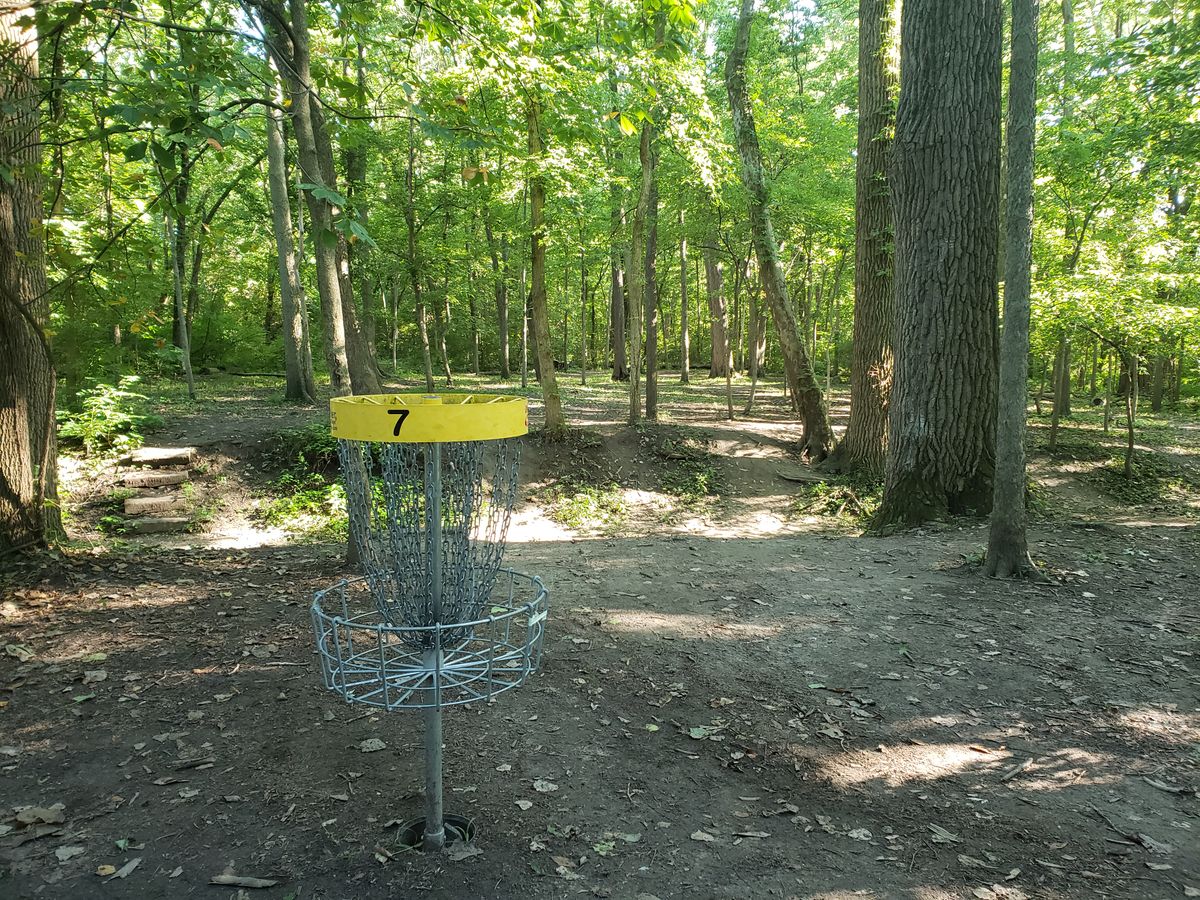 Look back on hole #7