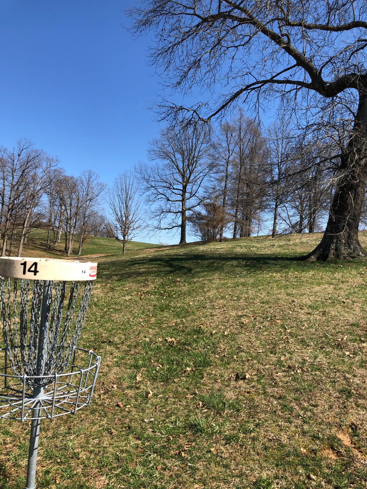 Hole 14 - blind hole over 600 ft.