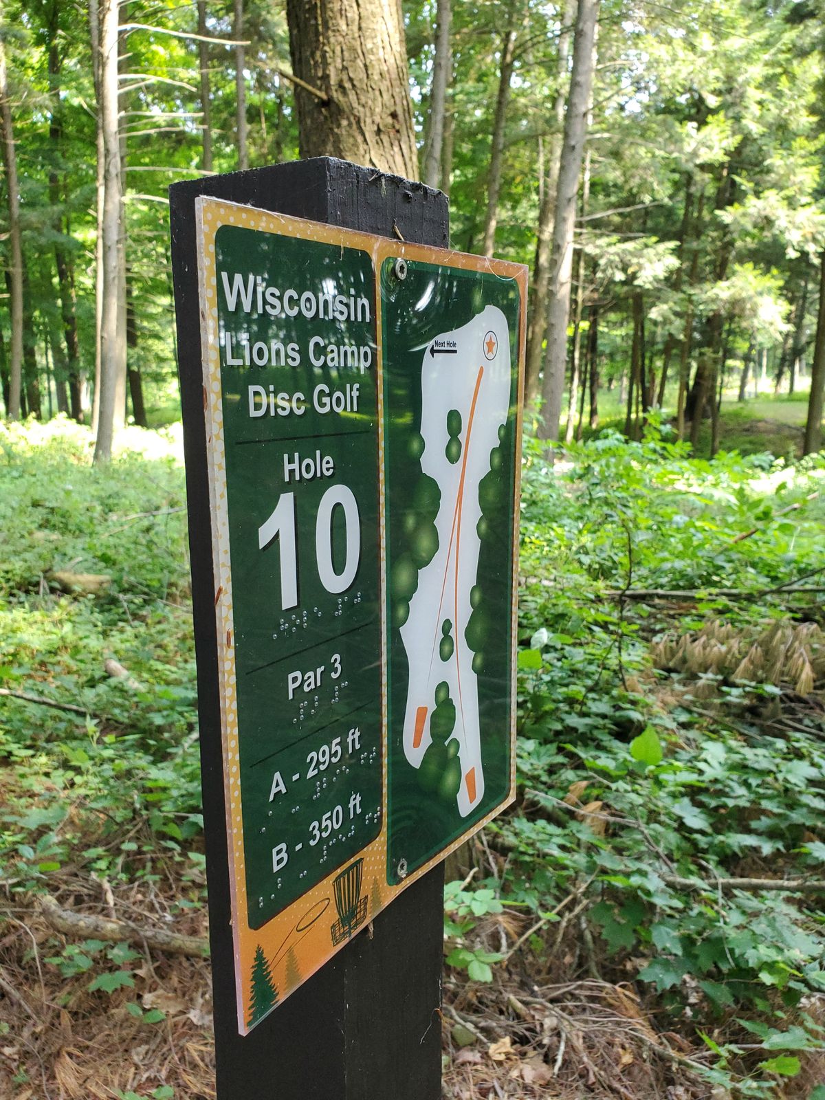 Hole 10 sign