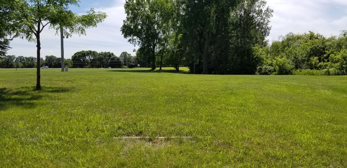Hole 7 - long course par 5.