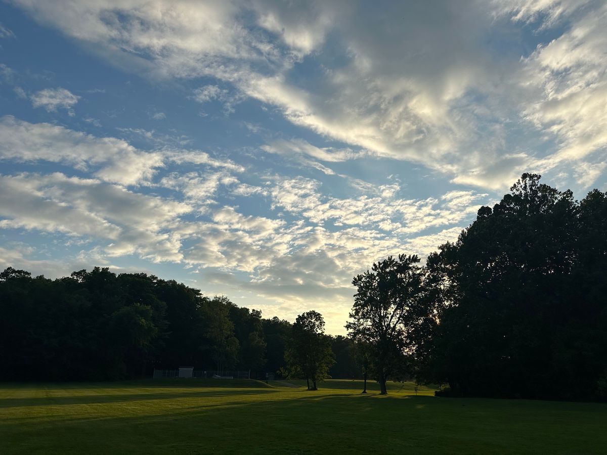 Beautiful evening round! Taken on fairway of 14.