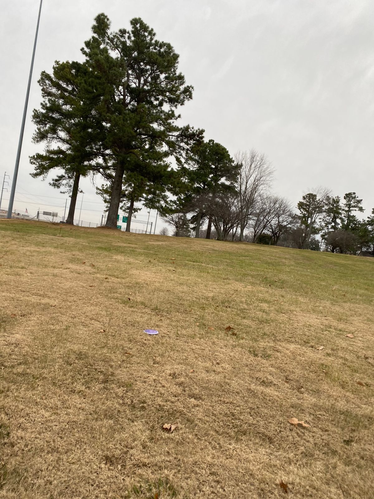 Hole 11: pretty steep par 4 with the bypass to the left