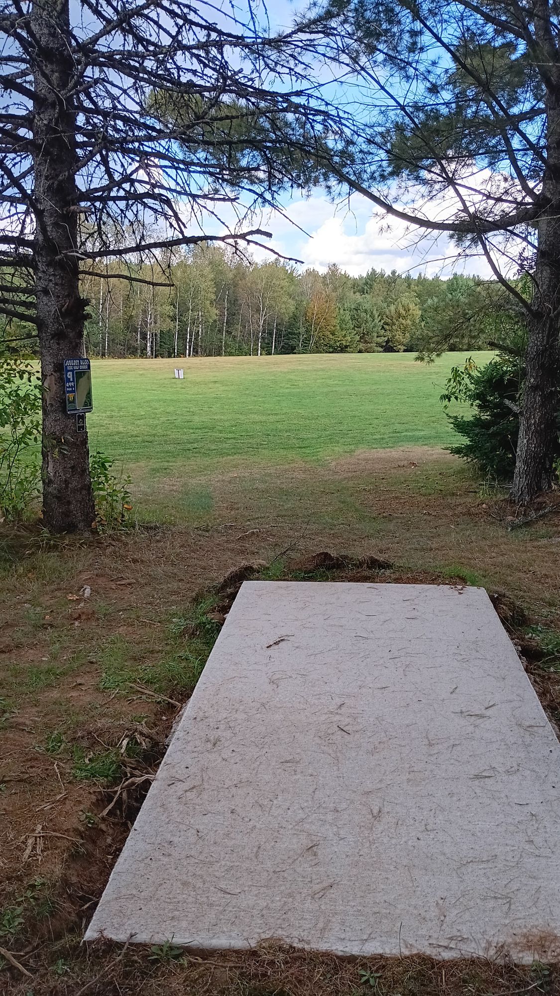Hole 9 blue tee