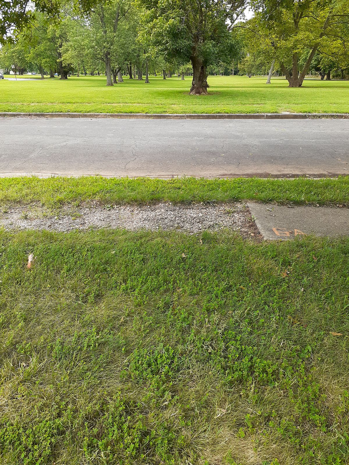 Hole 5 amateur tee (pro tee is directly behind on pavement)