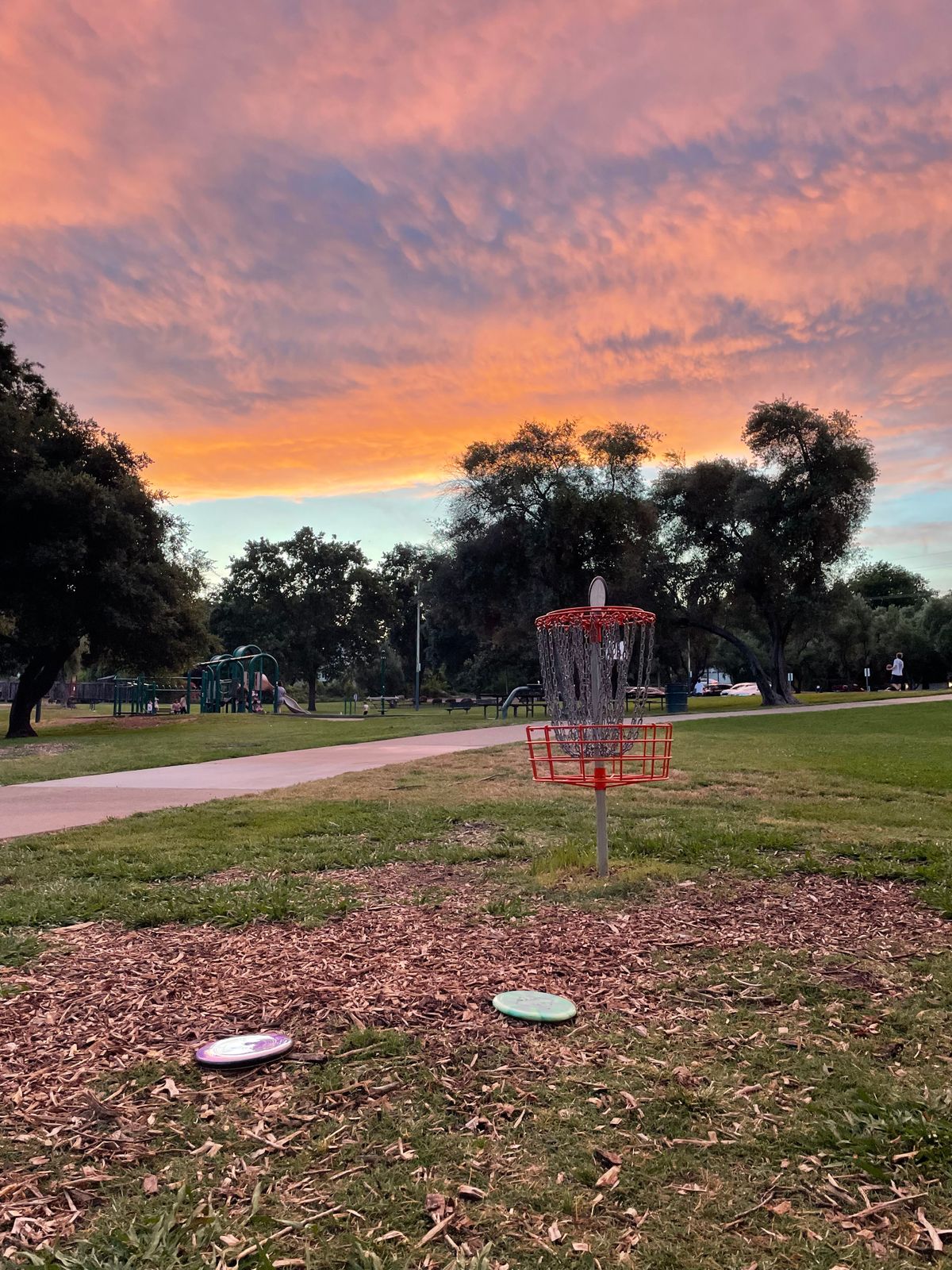 Golden hour on the green Hole 10
