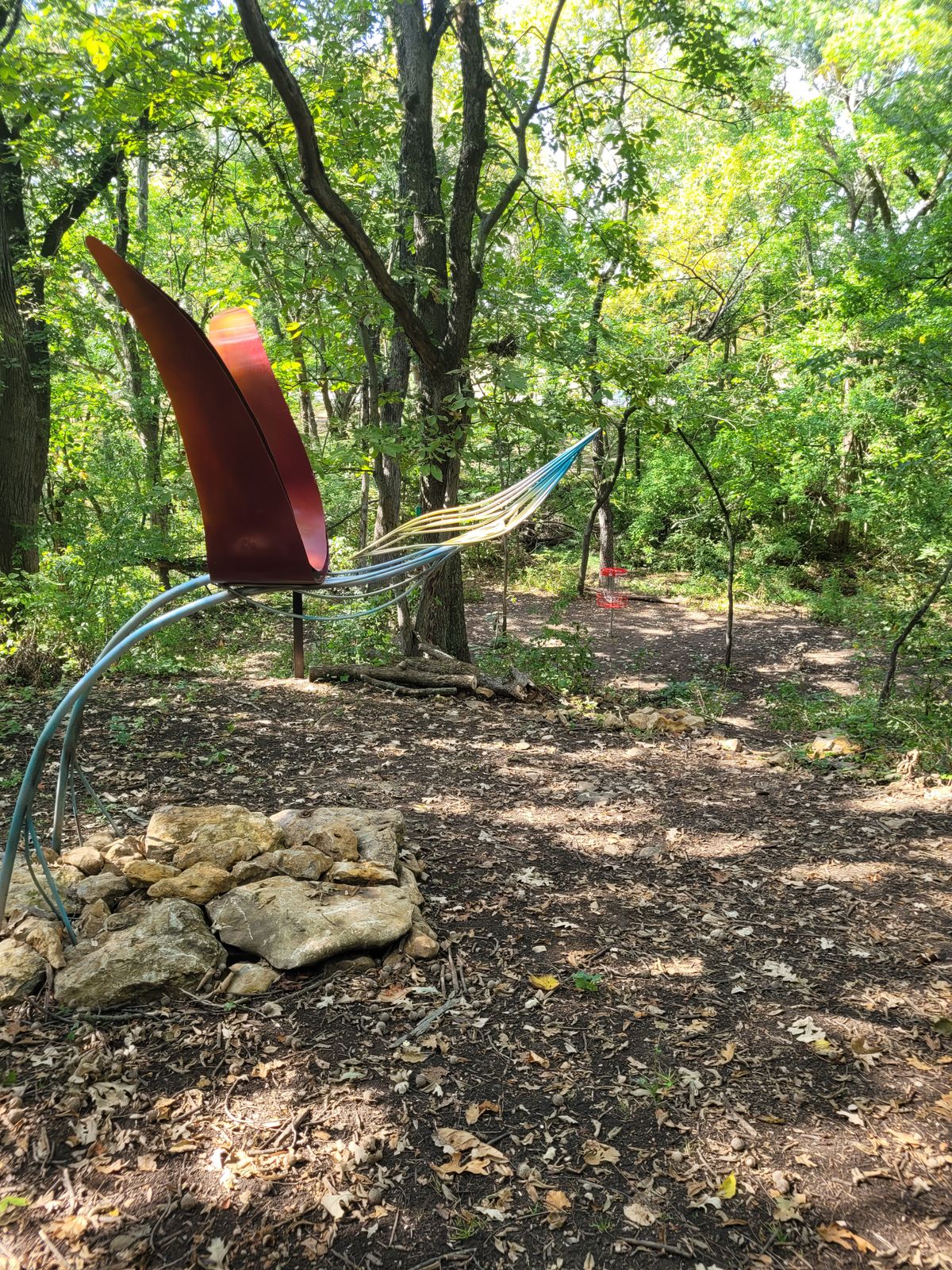 Hole 9 basket