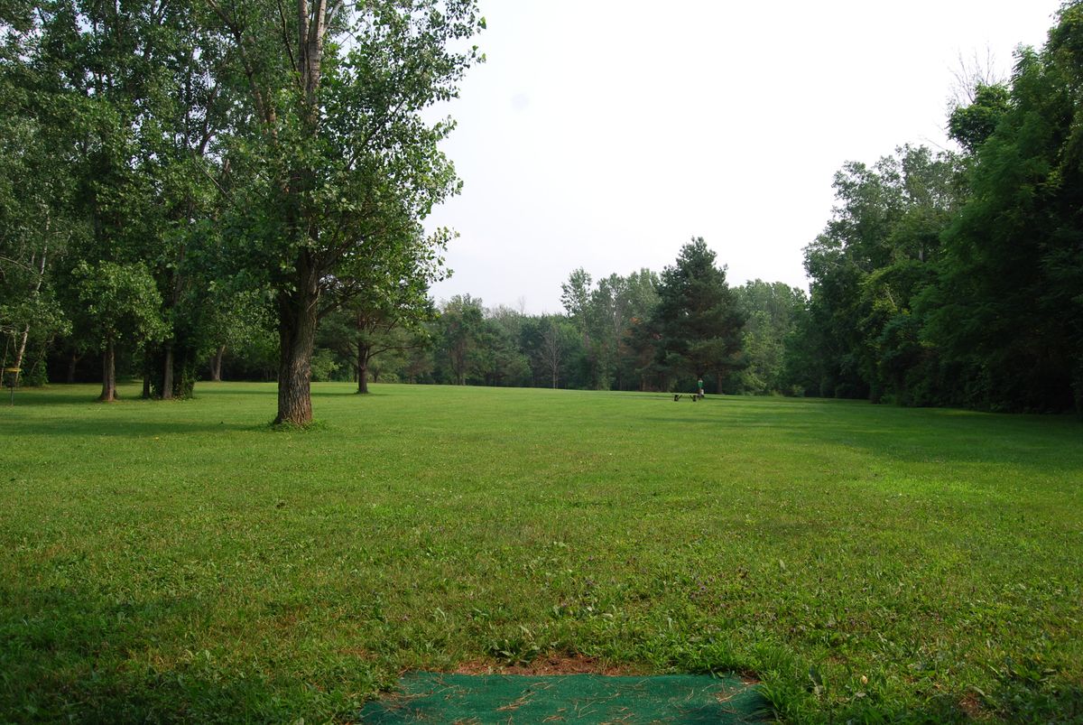 Hole 6 long tee pad position