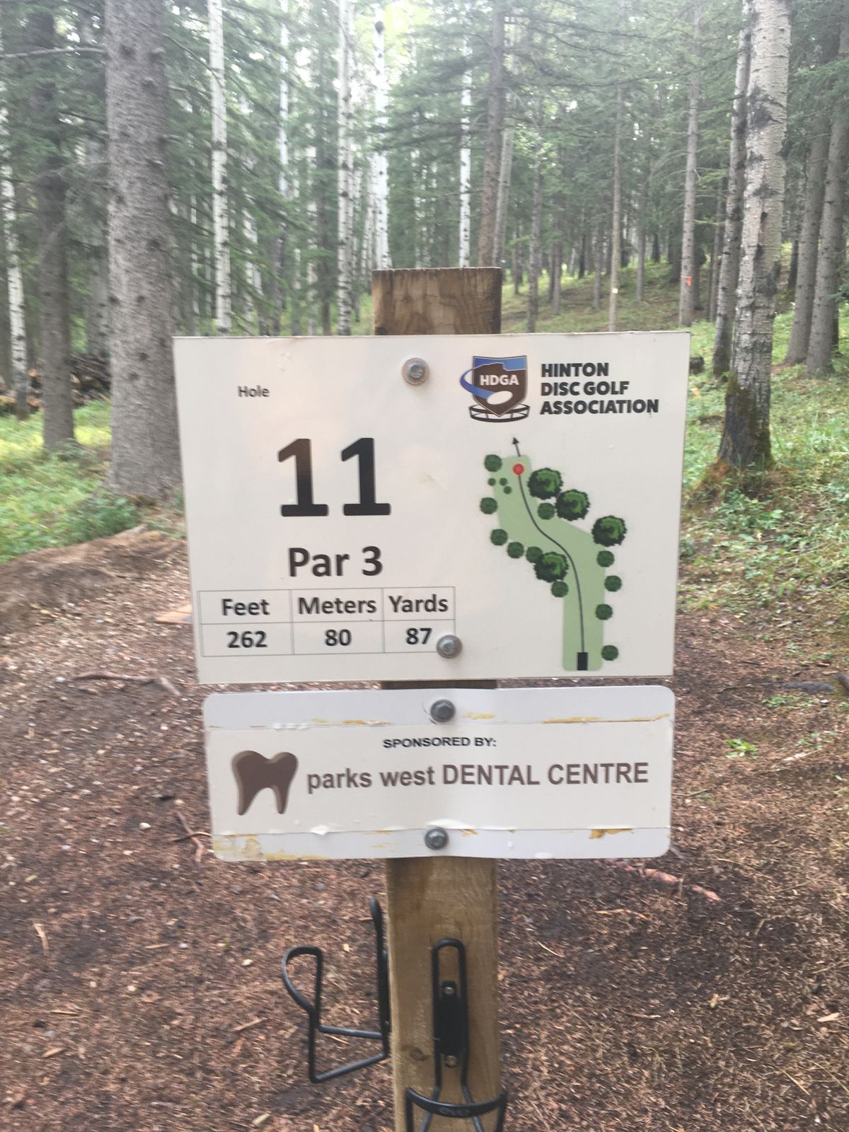 Hole sign #11.🌳🇨🇦🌳🇨🇦