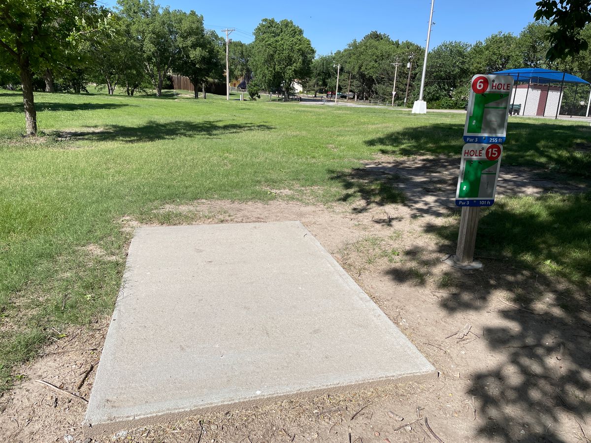 Hole 6 and 15 Tee Pad