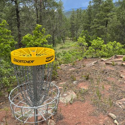 Hole 6 - Long uphill with guarded green. Tough hole!