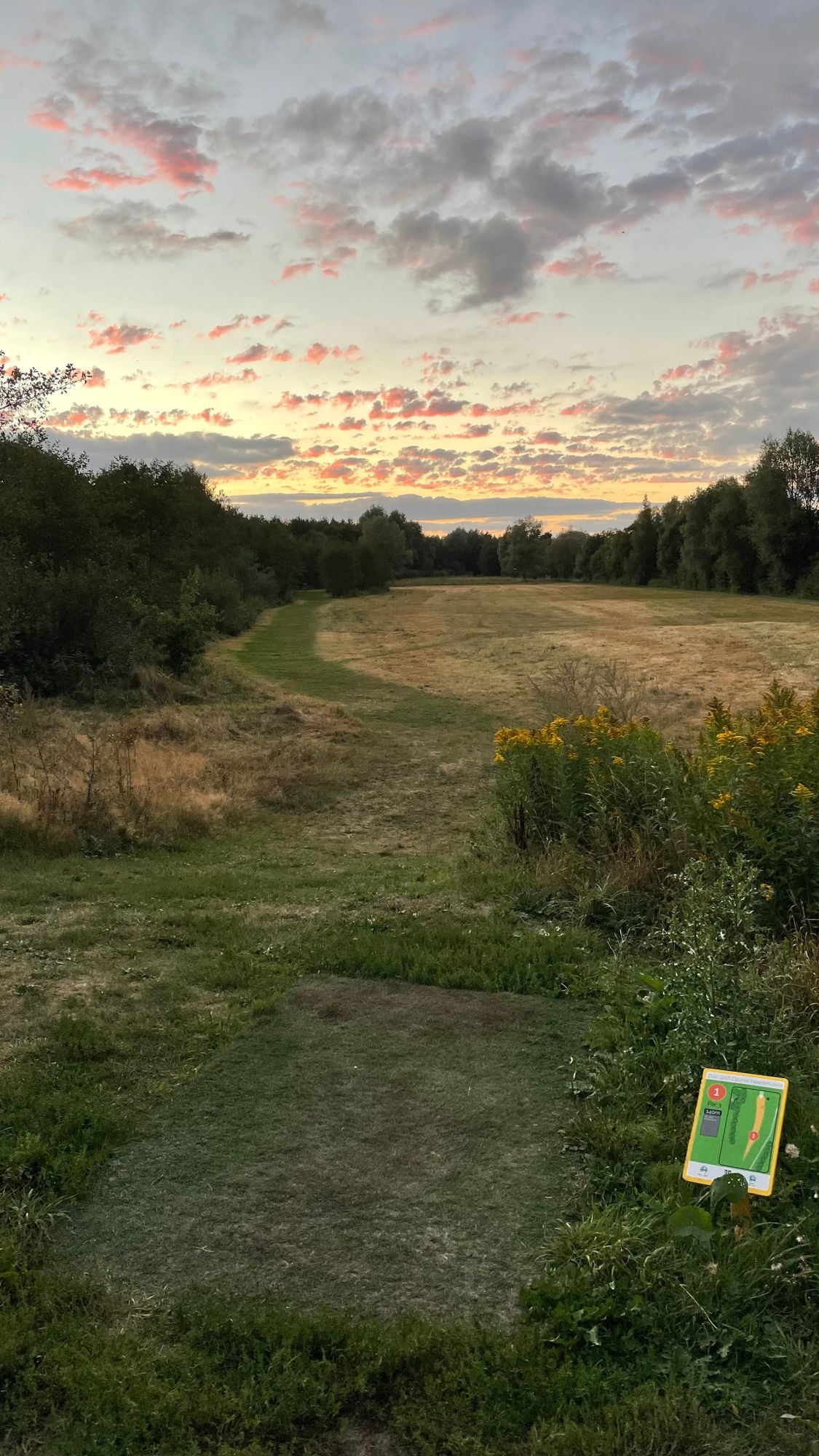 Beautiful view from teepad of hole 17.
