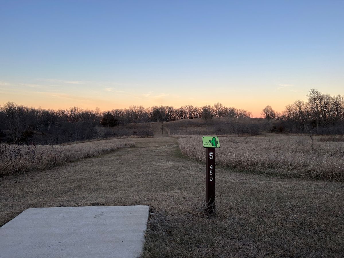 Hole 5 is a great par 4