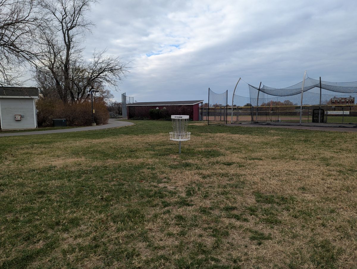 Mixed use athletic area. Baskets are scattered about