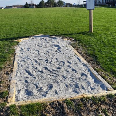 Hole 9. Renovated teepad