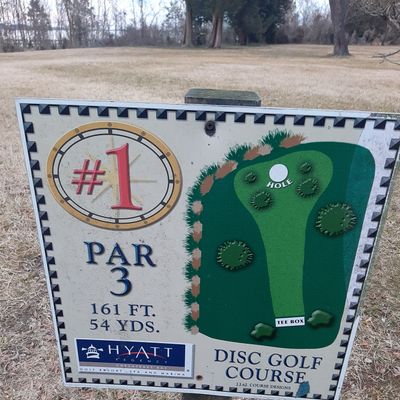 Tees are dirt but well marked