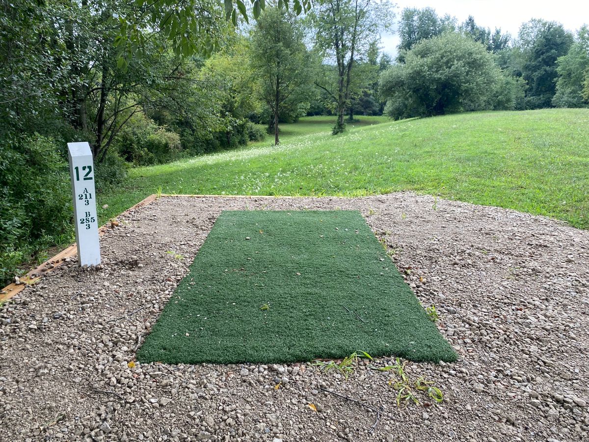 Hole 12 short pad