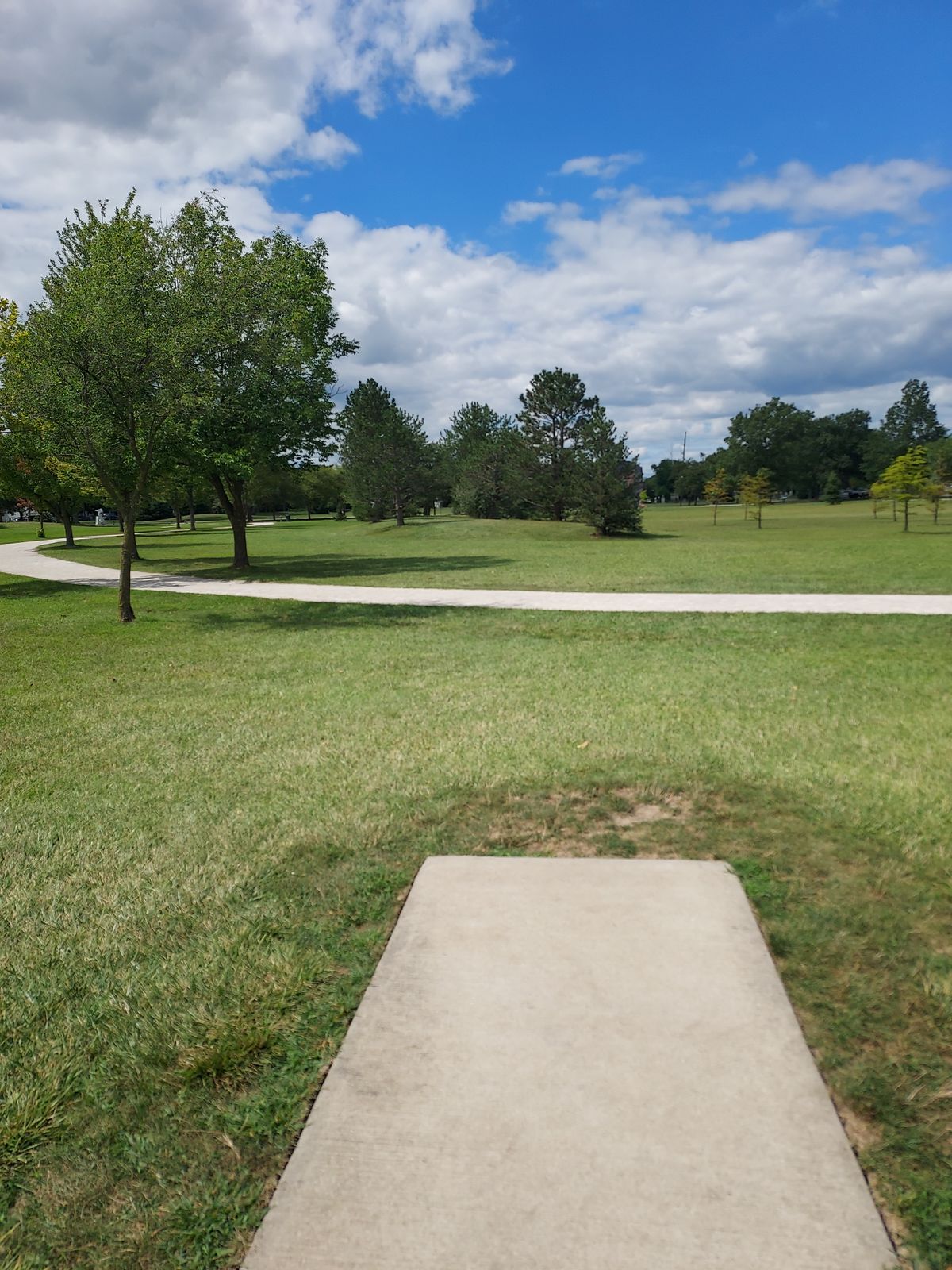 Hole 13 from the tee