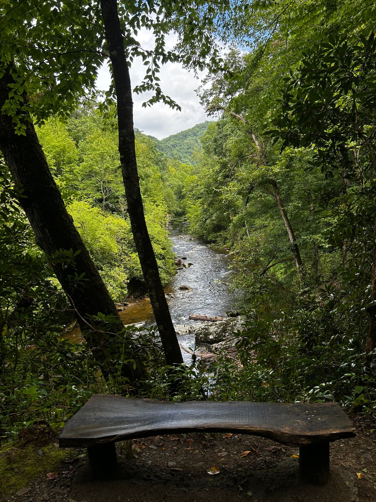 Amazing view on the walk to the first tee