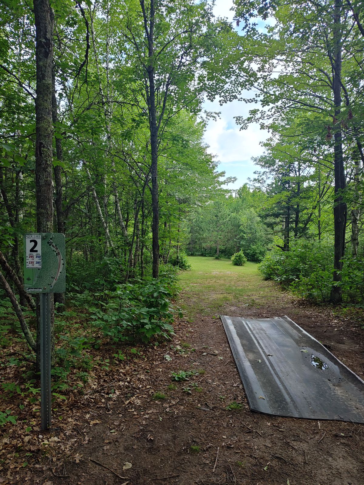 Tee pad for basket 2.