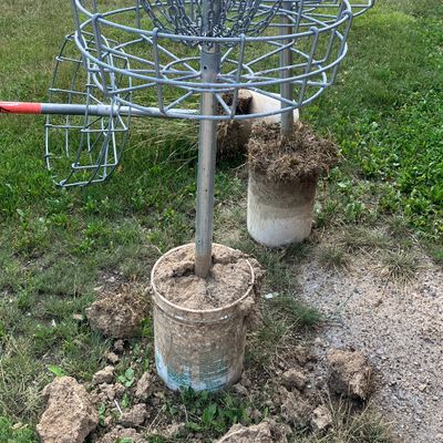 Baskets removed from course.