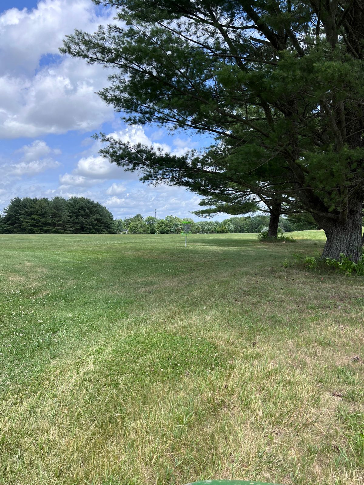 Hole 1 basket