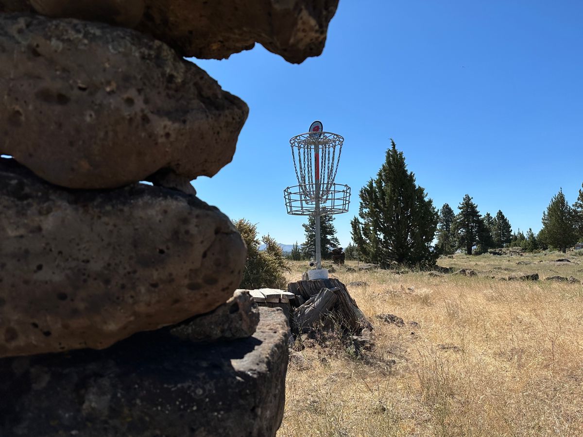 Basket at hole 9