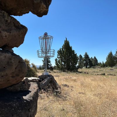 Basket at hole 9