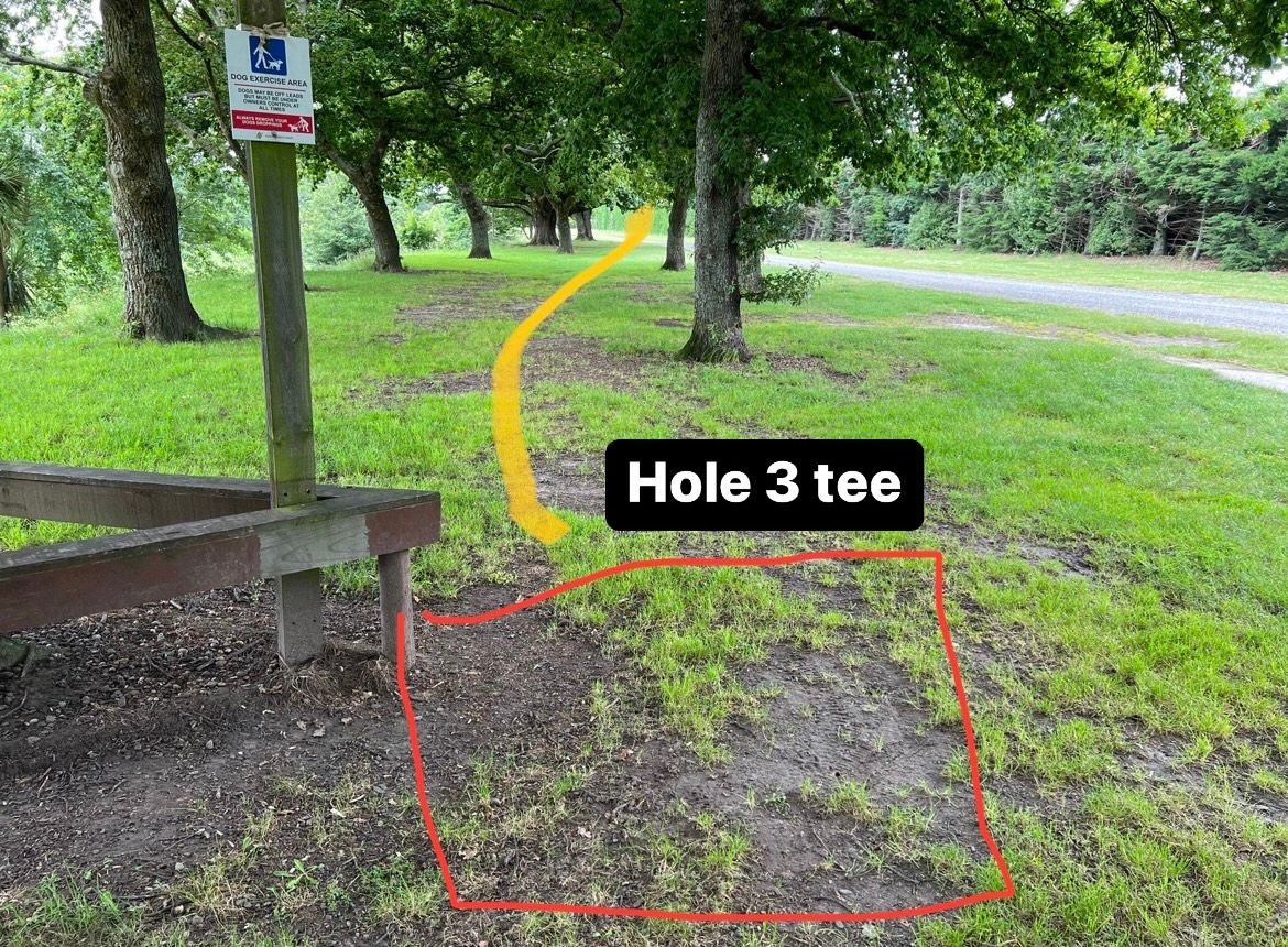 Hole 3 tee