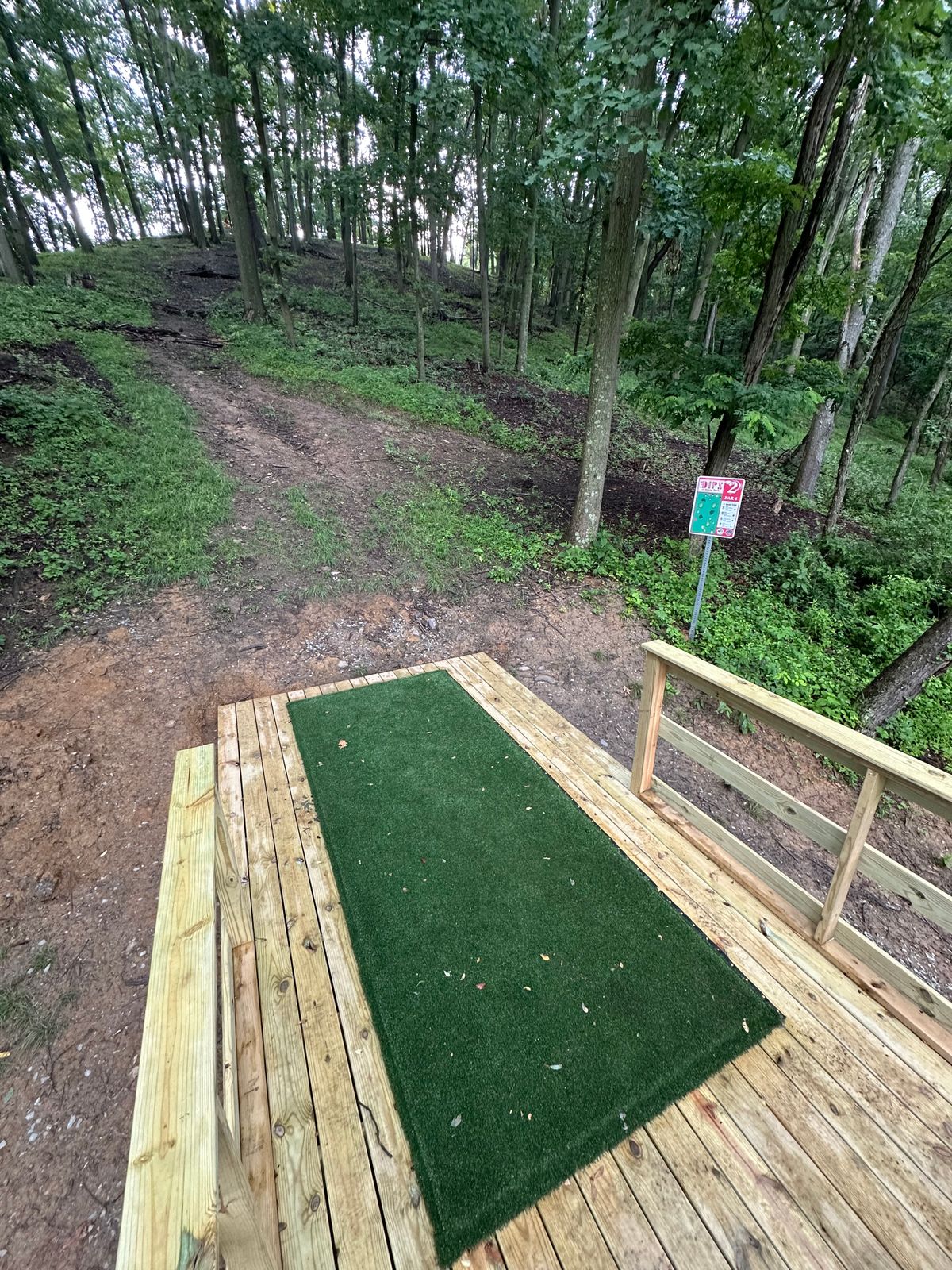 Pristine new Teepad on #2 Red