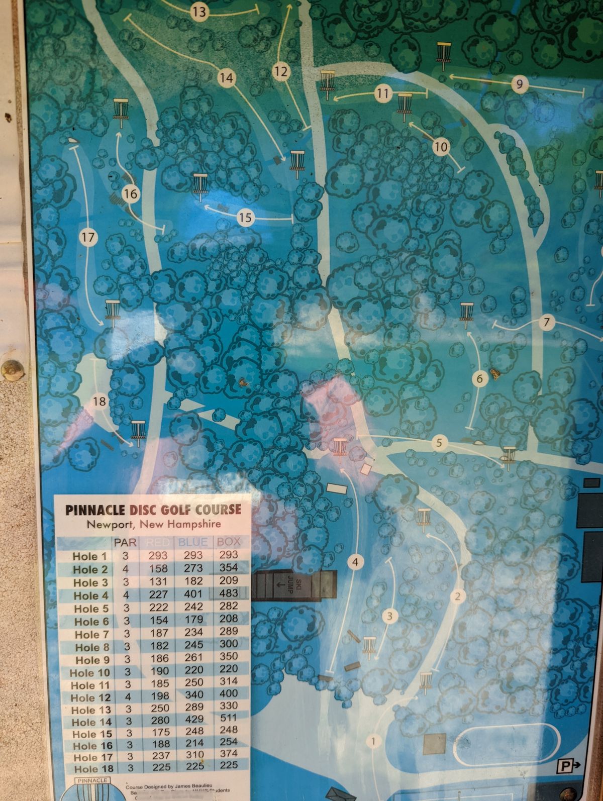 Updated course map.