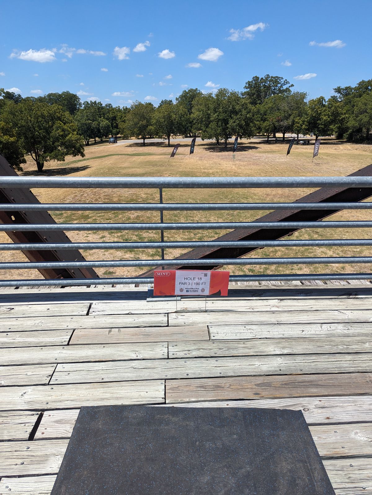 Hole 18 teepad